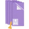 Jerilla Tappetino da Taglio per Cricut 4 pezzi 12x 24 StrongGrip Tappetini da Taglio Antiscivolo Set per Cricut Maker/Explore One/Air/Air 2 con Raschietto