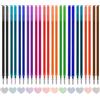 Znnhnn 24 mine di ricambio cancellabili, compatibili con Legami, 0,7 mm, altezza 13 cm, cancellabili, facili da cancellare, ricariche per penne cancellabili (mix di colori 24-B)
