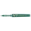 Pilot V7 Cartridge System - Penna roller a inchiostro liquido, punta 0,7 mm, confezione da 10, colore: verde