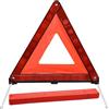 Gebrazy Triangolo di Avvertimento per l'auto, Pieghevole, Riflettente, Adatto per Aiuti Stradali, Parcheggio di Emergenza, Montaggio Rapido, Gadget per La Massima Sicurezza nel Traffico Stradale