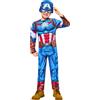 RUBIE'S Costume Capitan America Black Line - Taglia S - 7/8 Anni