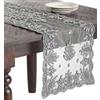SARO LIFESTYLE BD835 Rilievo corridori, 16 da 182,9 cm, Forma Ovale, Colore: Bordeaux, Pewter, 16 x 72