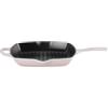 LE CREUSET Signature 20183267770422 - Padella quadrata in ghisa, adatta per tutti i piani cottura, compresi quelli a induzione, 2,86 kg, colore: Rosa