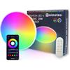 M mimotec - Plafoniera LED Smarthome Magic, dimmerabile 25W, 300mm, luce che cambia colore RGB+CCT, telecomando e funzionamento tramite app, adatta per bagno, camera da letto, MI6015