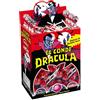 CAIYA Casa Del Dolce - El Conde Dracula L'Originale - Box 200 pz - Lecca Lecca al gusto di Ciliegia con Ripieno Bubble Gum