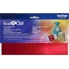 brother Foglio di Trasferimento Metallico Rosso Brother ScanNCut