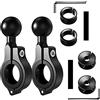 UGBO Ram Mount Accessori Moto Sfera Supporto Universale Porta Cellulare per Scooter Compatibile Supporto Smartphone Portacellulare per Sportiva Moto Bici Impermeabile 2 Pzi (25 mm)