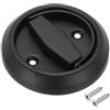 PATIKIL Maniglie per Porte Scorrevoli da Incasso Rotonda Maniglia per Porta Armadio Nascosto Rotondo in Acciaio Inossidabile 304 per Porte Cassetto, Nero