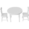 Zerodis 3PCS 1: 12 tavolo di casa giocattolo e modello di sedia mini scena Mini mobili mobili accessori casa di gioco cognitivo dono di gioco