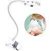 Yinhing Luci LED per tatuaggio trucco, lampada tavolo portatile con clip LED Lampada per trucco USB Lampada per tatuaggio circolare per trucco permanente Manicure per tatuaggio Estensione ciglia