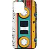 Cassette vintage bande magnétique 1980 P Cassette audio musica retrò anno 1980-80s mix best of Custodia per iPhone 12 mini
