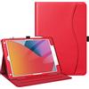 FINTIE Custodia per iPad 9a/8a/7a generazione (2021/2020/2019) da 10,2 pollici - [Protezione angolare] Custodia con supporto per visualizzazione multi-angolo con tasca e portapenne, spegnimento
