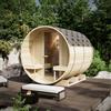 Parama Sauna finlandese da esterno 4 persone 185x220 cm h190 in legno di abete | Onsen