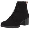 Dr.Scholl's SHOES Dr. Scholl's Shoes Laurence, Stivaletto Donna, Black Microfiber, 36.5 EU