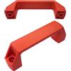 cyclingcolors 2 x maniglia armadio industriale 130 mm porta macchina strumento fabbrica garage fabbricazione, rosso