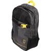 NATIONAL GEOGRAPHIC - Zaino Leggero da Viaggio per Escursione, Trekking | Impermeabile con Tasche Multiple, Cintura Regolabile, Imbottito | Borsa da 18L | Eco-Friendly | Nero e Giallo