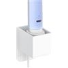 Linkidea Supporto da parete per caricatore di spazzolino elettrico con organizer per cavi, supporto alimentato autoadesivo, compatibile con Oral-B iO 3/5, Smart, Pro, Genius (solo caricatore ovale)