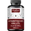 Olio di Krill Antartico Puro Omega 3 EPA DHA con Astaxantina - 200 Per