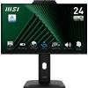 MSI Monitor PC 23.8" Full HD 1920 x 1080 Pixel Webcam Nero PRO MP242PMG