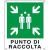 Cartelli Segnalatori Cartello alluminio 25x31cm 'punto di raccolta' - Z11336