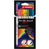 Stabilo Pennarello Stabilo Arty Line Pen 68 brush punta a pennello in conf. 8 pzcolori assortiti - 568/10-21-20 - F01809