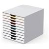 Durable Cassettiera DURABLE Varicolor® 10 cassetti 28x35,6x29,2 cm - R05083