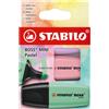 Stabilo Evidenziatori Stabilo Boss® Mini Pastel - conf. 3 pzcolori assortiti 07/3-2-03 - F07837