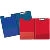 Esselte Portablocco A4 con clip con tasca Esselte Daily rosso - 24,3x34 cm