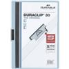 Durable Cartelline A4 con clip in plastica Durable Duraclip trasparente azzurro - dorso 3 mm