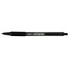 Bic Penna a sfera a scatto Bic Soft Feel Clic nera - punta 1 mm - fusto nero (conf. 12)