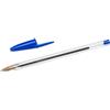 Bic Penna a sfera con cappuccio Bic Cristal blu - punta 1 mm - fusto trasparente (conf. 50)