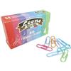 Leone Dell'Era Fermagli graffette Leone Dell'Era plastificati colori assortiti - misura 32 mm - 50 pezzi