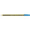 Staedtler Penna a sfera con cappuccio Staedtler Noris Stick blu - punta 1 mm - fusto giallo/nero (conf. 20)