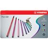 Stabilo Penna punta in fibra Stabilo Pen 68 colori assortiti - 1 mm (conf. 50)