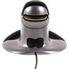 Fellowes Mouse verticale FELLOWES Penguin® grande con filo grigio/nero - R01755