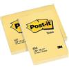 Post-It Blocchi memo adesivi Post-It Notes giallo canary - 51x76 mm - 100 fogli (conf. 12)