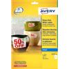 Avery Etichette in poliestere bianche Avery J4775 - 210 x 297 mm - 10 etichette