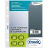 Favorit Buste forate trasparenti A5 Favorit Superior alto spessore - liscia 15x21 cm (conf. 25)