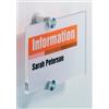 Durable Targa per ufficio Durable Crystal Sign - 359450