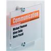 Durable Targa per ufficio Durable Crystal Sign - 359468