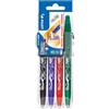 Pilot Penna cancellabile con cappuccio Pilot Frixion Ball colori assortiti - tratto 0,35 mm (conf. 4)