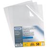 Favorit Buste a L non forate A4 Favorit Linear trasparenti - finitura goffrata - spessore medio - 21x29,7 cm (conf. 50)