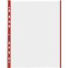 Favorit Buste forate rosse A4 Favorit Banda Colorata medio spessore - ruvida 21x29,7 cm (conf. 10)