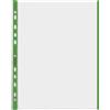 Favorit Buste forate verdi A4 Favorit Banda Colorata medio spessore - ruvida 21x29,7 cm (conf. 10)