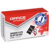 Office Products Molle fermacarte nero Office Products 25 mm - conf. 12 pz - 18092519-05 - F02032