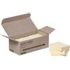 Q-Connect Foglietti riposizionabili riciclati Q-Connect gialli blocchetti da 100 fogli 38x51 mm - KF17323 (Conf. 12) - F05717