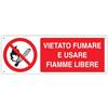 Cartelli Segnalatori Cartello di divieto 33,3x50 cm Cartelli Segnalatori "Vietato fumare e usare - R07595