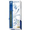 Staedtler Penna a sfera con cappuccio Staedtler Noris Stick blu - punta 0,7 mm - fusto giallo/nero (conf. 20)