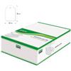 Lebez Etichette con filo in cartoncino bianco Lebez formato 22x35 mm - conf. 500 pz - A390 - F01451