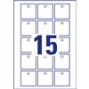 Avery Cartellini micro-perforati Avery ultraresistenti in plastica da 190µ bordi lisci in conf. da 150 pz T3003-10 conf. 150 pz - F01750
